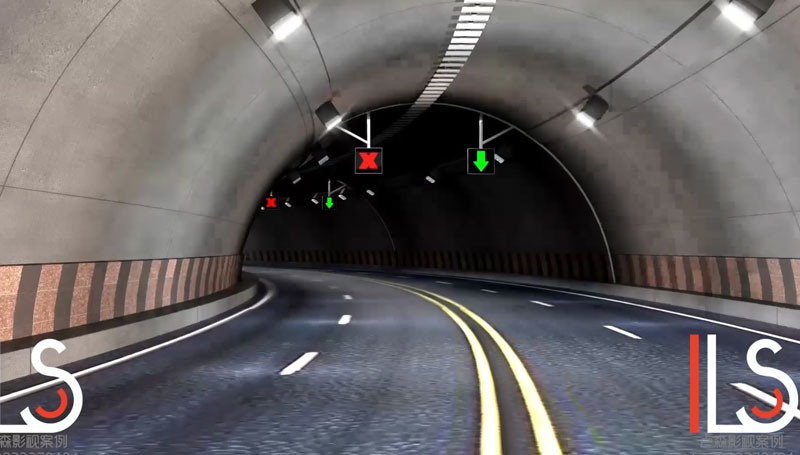 隧道灯产品3D动画制作